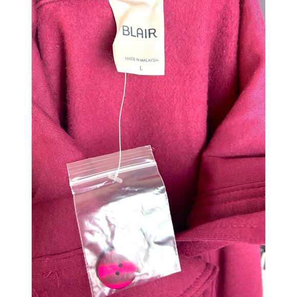 NEW Blair Burgundy Sweater Jacket - Picture 6 of 6